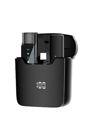 Ruicoo S16 Kablosuz Kolluk Mikrofonu: Aı Gürültü Engelleme, Canlı Yayın & Dışarı Çekim İçin, Type-c+App Adaptörü, Hızlı Kurulum, Dahili Pil