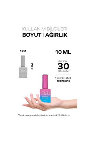 Shelby 10 Ml. A165 Pastel Renk Kalıcı Oje