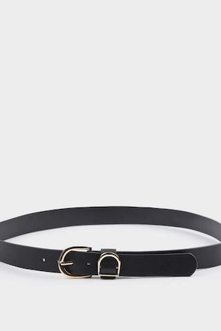 Defacto Kadın Oval Toka Suni Deri Jean Kemeri F3271axnsbk27 Siyah