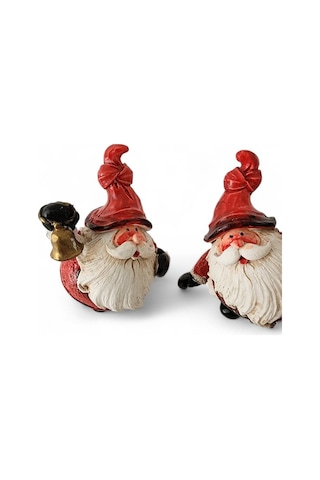 İkili Noel Baba 8x6 Cm