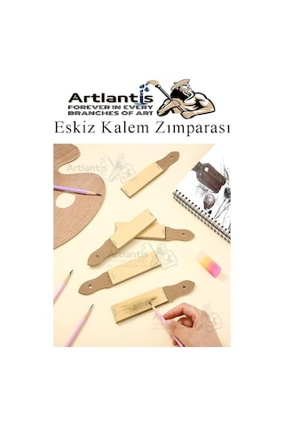Kalem Zımparası 3 Adet Eskiz Zımpara Kağıdı Füzen Kömür Kalem Karakalem Kalemtraş Kömür Bileme İnce Dişli Çizim Zımpara
