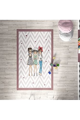 Çocuk Halısı 133x190 Cm Çok Renkli