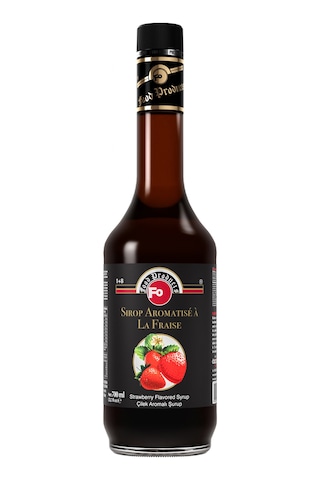 Çilek Aromalı Şurup - Şekerli 700 Ml