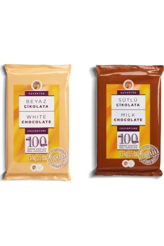 Altınmarka Sütlü Beyaz Kuvertür Çikolata 2 x 2500 G Altınmarka Sütlü Beyaz Kuvertür Çikolata 2 x 2500 G