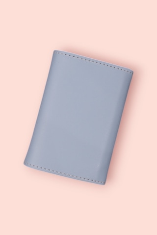 Modica Paris - Vegan Deri Akordiyon Kartlık Cüzdan Şıklık Ve Fonksiyonun Buluştuğu Kusursuz Tasarım Buz-mavisi Mavi