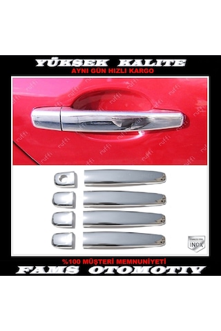 Peugeot 307 Krom Kapı Kolu 4 Kapı 2000 Üzeri P. Çelik