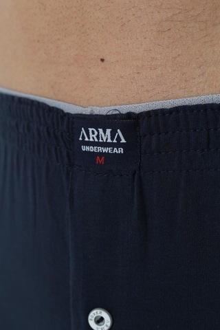 Arma Yıldız 6'lı Paket Lacivert Erkek Penye Havlu Bel Boxer %100 Pamuk-lacivert Lacivert