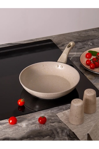 Agness Latte 22 Cm Yapışmaz Tava 209163925 Bej