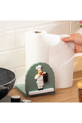 Porsima 2068 Ahşap Dekoratif Kağıt Havluluk Masa Üstü Peçetelik