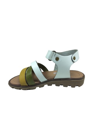 Ortopedikal Raduno Kız Çocuk Sandalet Ayakkabı %100 Hakiki Deri (499104009) Beyaz