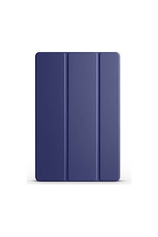 Ardemix Galaxy Tab A9 Uyumlu Smart Cover Standlı 1-1 Kılıf-lacivert Tablet Kılıfı