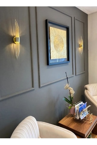 Şanled Merdiven Modeli Metal Çift Yönlü Duvar Aydınlatma Aplik-pilli Beyaz