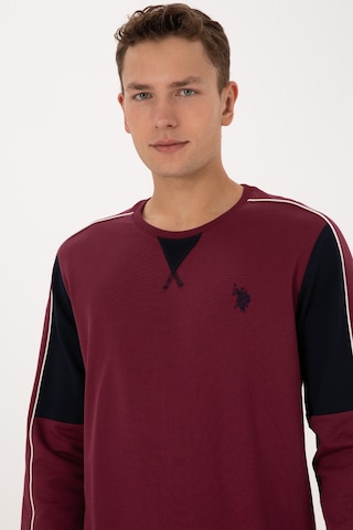 U.s. Polo Assn. Erkek Vişne Pijama Takım 50318594-vr223 Vişne