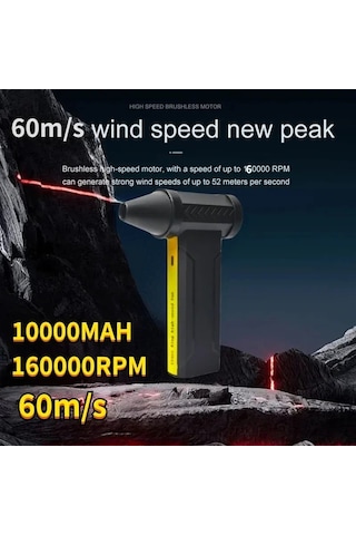 Jl Yeni 160000 Rpm Süper Rüzgar 60 M/s Mini Turbo Jet Fan 10000