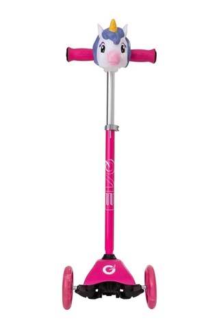 Unicorn 3 Teker Işıklı Scooter Nessiworld Pembe