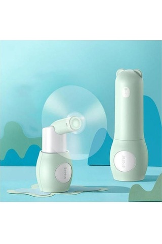 Mini Taşınabilir Fan Soğutucu Vantilatör Nok6yd Yeşil