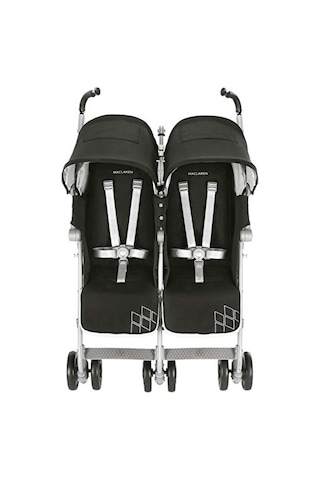 Twin Techno İkiz Bebek Arabası Black Gri
