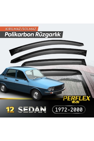 Renault 12 Sedan 1972-2000 Cam Rüzgarlığı V2 Mugen - 9091225831440rx8
