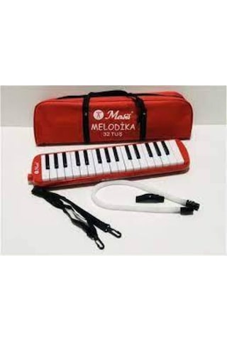 Melodika 32 Tuşlu Kırmızı
