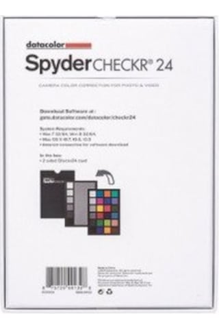 Datacolor ColorVision Spydercheckr 24 Gri ve Renk Referans Kartı