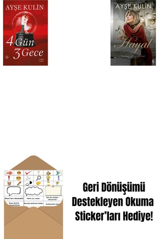 4 Gün 3 Gece + Hayal + Okuma Sticker'ları