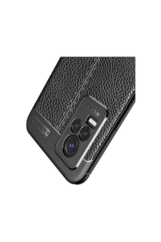 Nourthkiingdom Vivo V21e Kılıf Nrtk Niss Silikon Kapak - Siyah Siyah