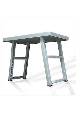 M3decorium Büyük Açılır Kapanır Ayaklı Portatif Kamp Balkon Bahçe Plaj Havuz Gri