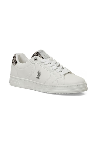 U.s. Polo Assn. Prelo 6fx Beyaz Kadın Sneaker 000000000102158180 Beyaz-leopar