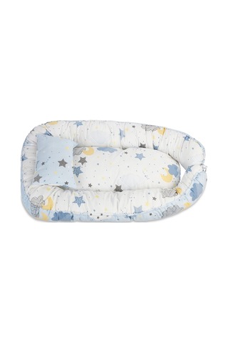 Kujju Büyük Baby Nest - Mavi 50x70 Cm