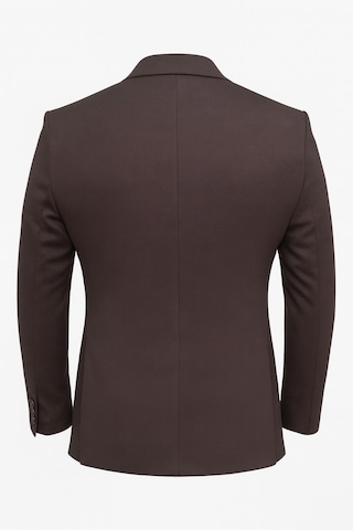 Plus Scorpion Kahverengi Erkek Slim Fit Blazer Ceket Şık, Modern, Günlük Ve Ofis Kombinlerine Uygun Tek Düğmeli Erkek Ceketi Kahverengi