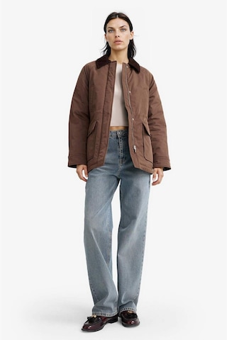 Defacto Regular Fit Kontrast Yaka Fermuarlı Parka F3558ax25wnbn530 Kahve