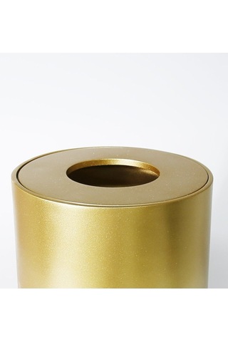 Luxe Büyük Çöp Kovası Altın