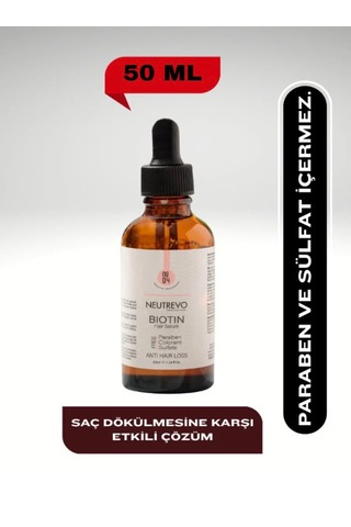 Neutrevo Professional No:4 Biotin Serisi Dökülme Karşıtı Saç Bakım Serumu 50 Ml