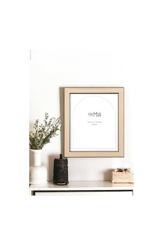 The Mia Rotan Fotoğraf Çerçevesi Siyah 30x25 Cm