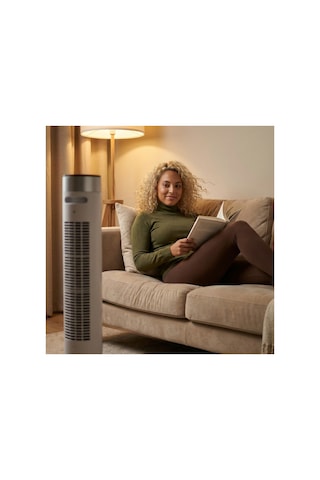 Kule Tipi Fan Uzaktan Kumandalı Led Dokunmatik Sessiz Çalışma 39 İnç Güçlü Soğutma Tower Fan