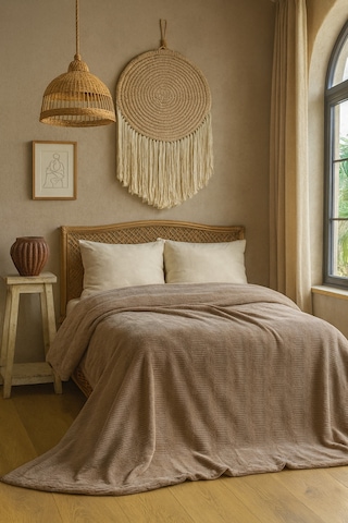 Vıncent Battaniye 160 220 Bej Bej