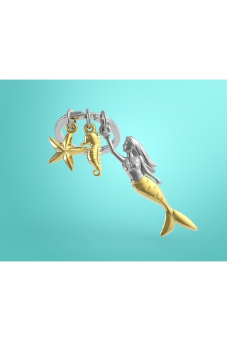 Metalmorphose Deniz Kızı Anahtarlık