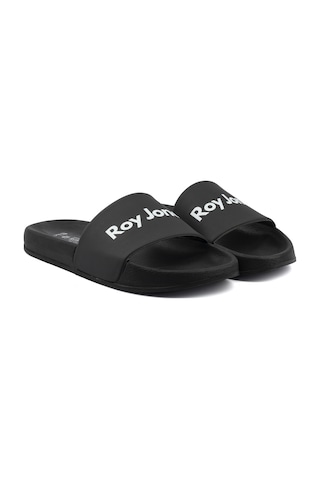 Roy Jones Summery Slide Rahat Yazlık Erkek Terlik-siyah Siyah