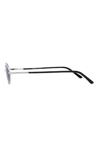 Unisex Koyu Gri Cam Polarize Oval Güneş Gözlüğü 6005 Yeşil - Turuncu 79835142