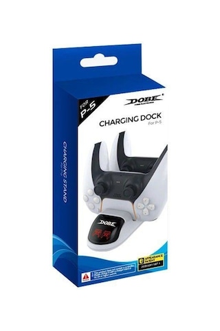 Dobe Play Station 5. Ps5 Dualshock Çiftli Şarj Istasyonu. Gösterg