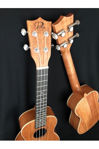 Puka Concert Ukulele Maun Ağacı Kılıf ve Pena