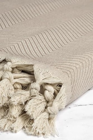 Trendy Koltuk Örtüsü Bej 170 X 300 Çok Renkli