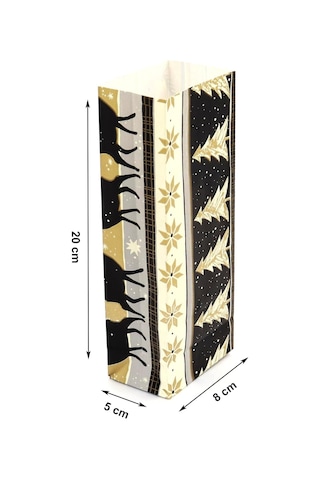 8x20 Yılbaşı Temalı Hediyelik Kese Kağıdı 10'lu Paket Diğer