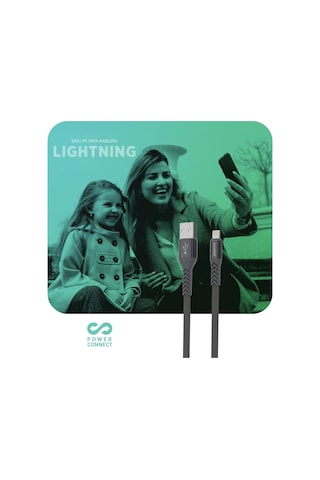 Polosmart Pbs418 Lightning Şarj Ve Data Kablosu Antrasit