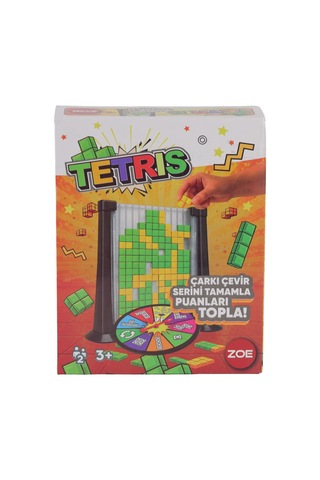 35016 Zoe Tetris Kutu Oyunu Çok Renkli
