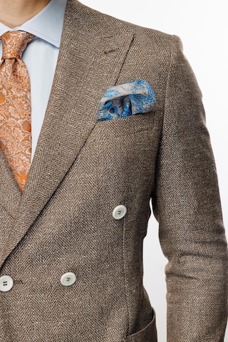 Erkek Kahve Slım Fıt / Dar Kalıp Geniş Kırlangıç Ceket-10303 Kahve
