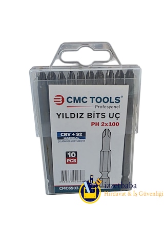 Cmc Ph2x100mm Yıldız Cmc6503 Bits Uç 10 Adet