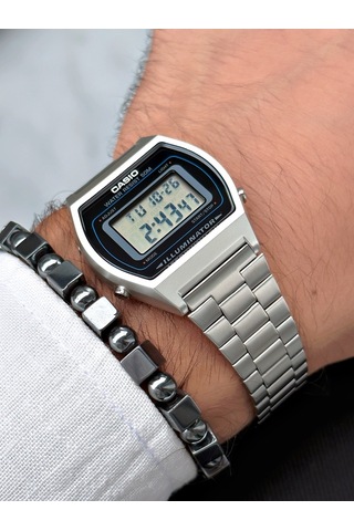Casio Nda3178  Retro Erkek Kol Saati Gümüş + Bileklik