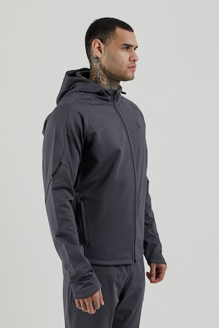 Airlife Power 22 Cr Line Tam Boy Fermuarlı Erkek Kapüşonlu Sweatshirt Smoked Füme