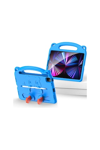 Dux Ducis Panda iPad Uyumlu Pro 11 2018/2020/2021 iPad Uyumlu Air 4-5 Kılıf Çocuk Shockproof Standlı Taşınabilir- 5775 Tablet Kılıfı
